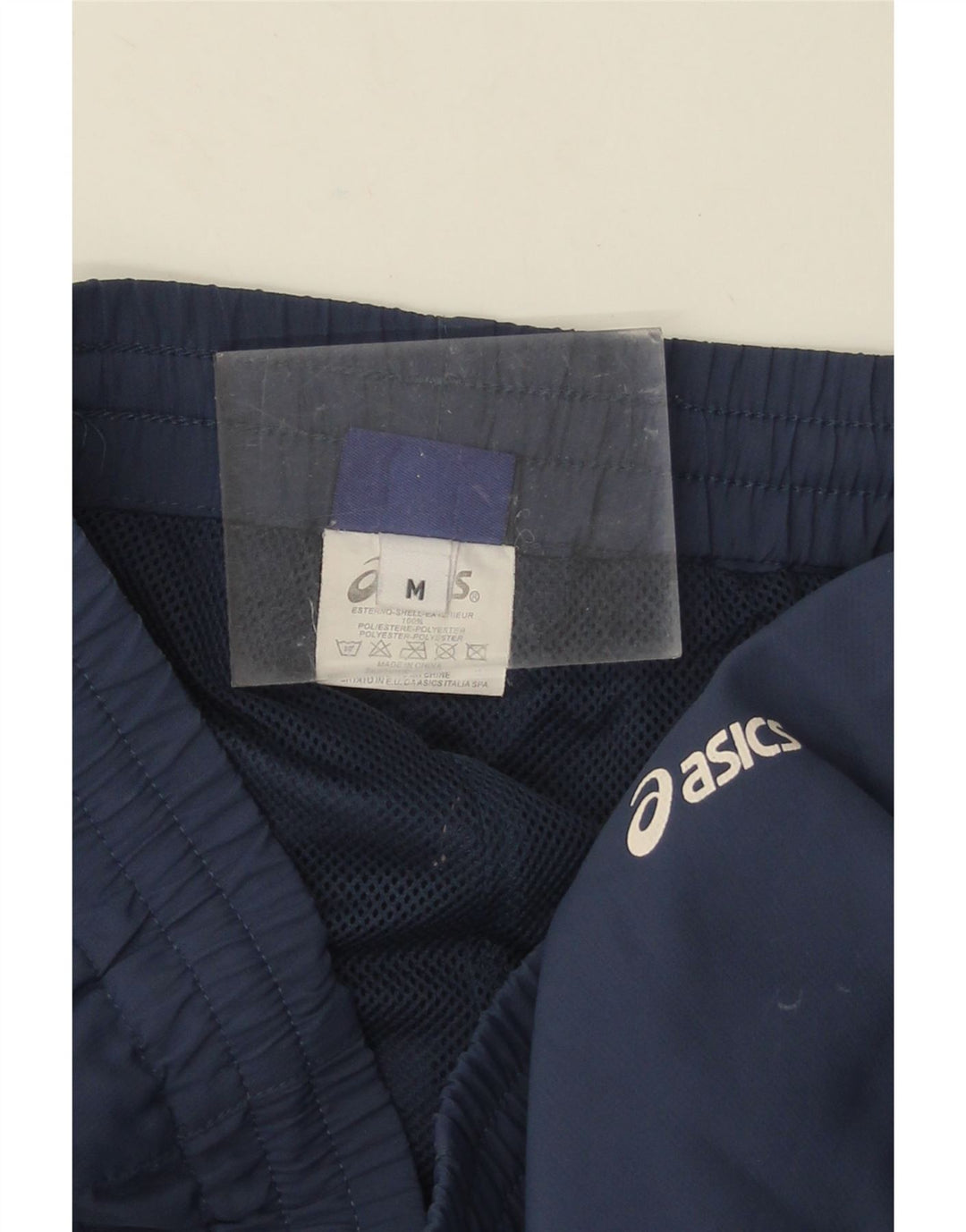 ASICS Pantalón de Chándal Hombre Medio Azul Marino Poliéster