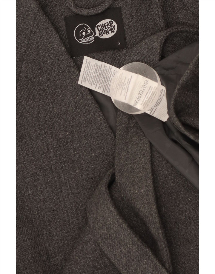 CHEAP MONDAY Abrigo para mujer ES 40 Pequeño Gris Acrílico