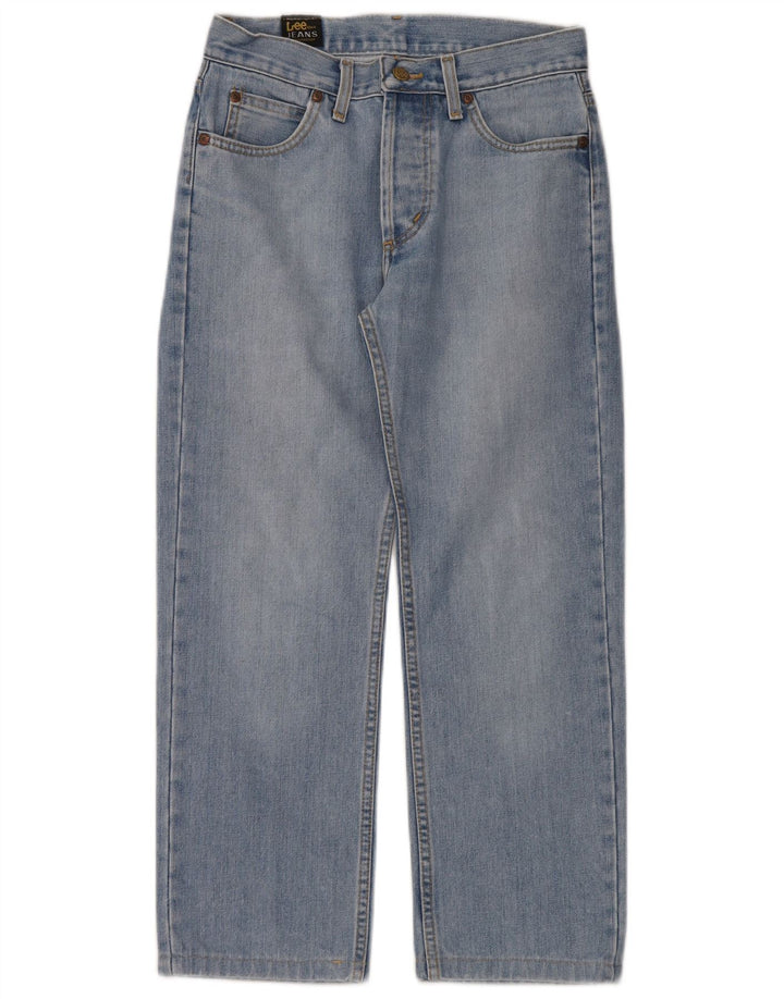 Lee Vaqueros Rectos Seattle Para Hombre W29 L24 Algodón Azul