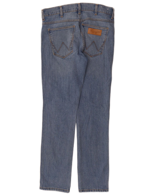 Vaqueros Wrangler Mujer Larston Tapered Slim W29 L32 Algodón Azul