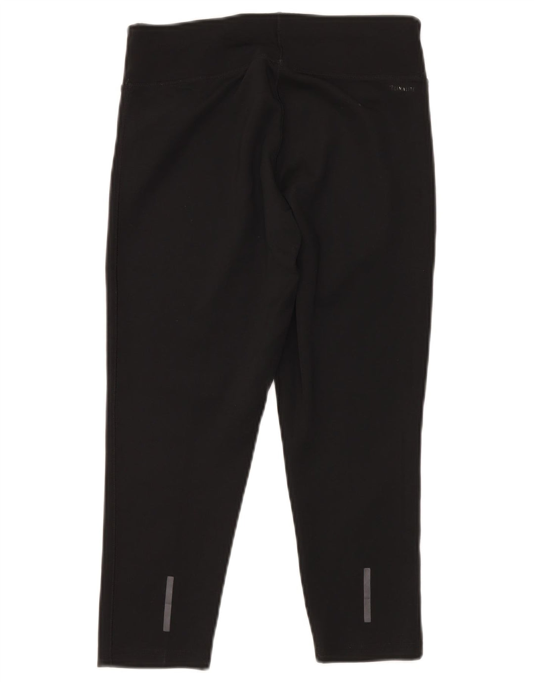 ADIDAS Mujer Climalite Capri Leggings UK 10 Pequeño Poliéster Negro