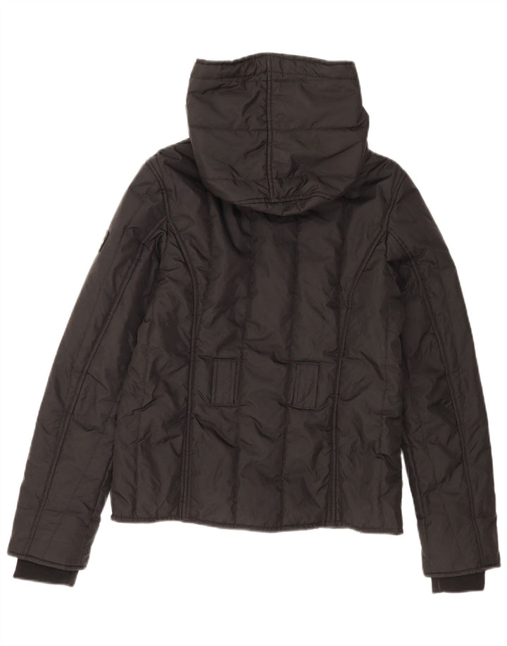 Refrigiwear Chaqueta acolchada con capucha para mujer UK 44 Grande Poliamida negra