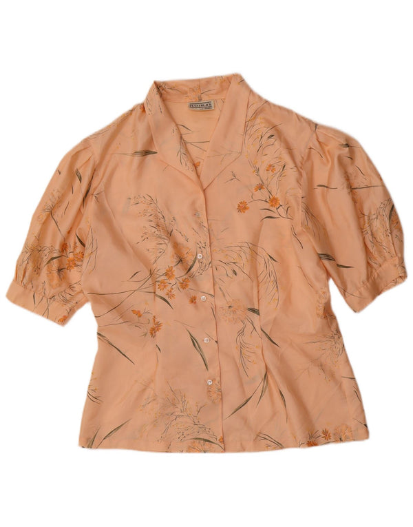 Penny Black Blusa de manga corta para mujer IT 46 Large Pink Floral