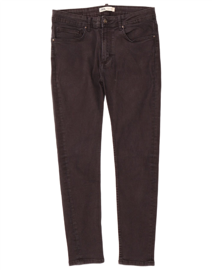 Zara Vaqueros pitillo para hombre EU 40 Medium W31 L28 Gris