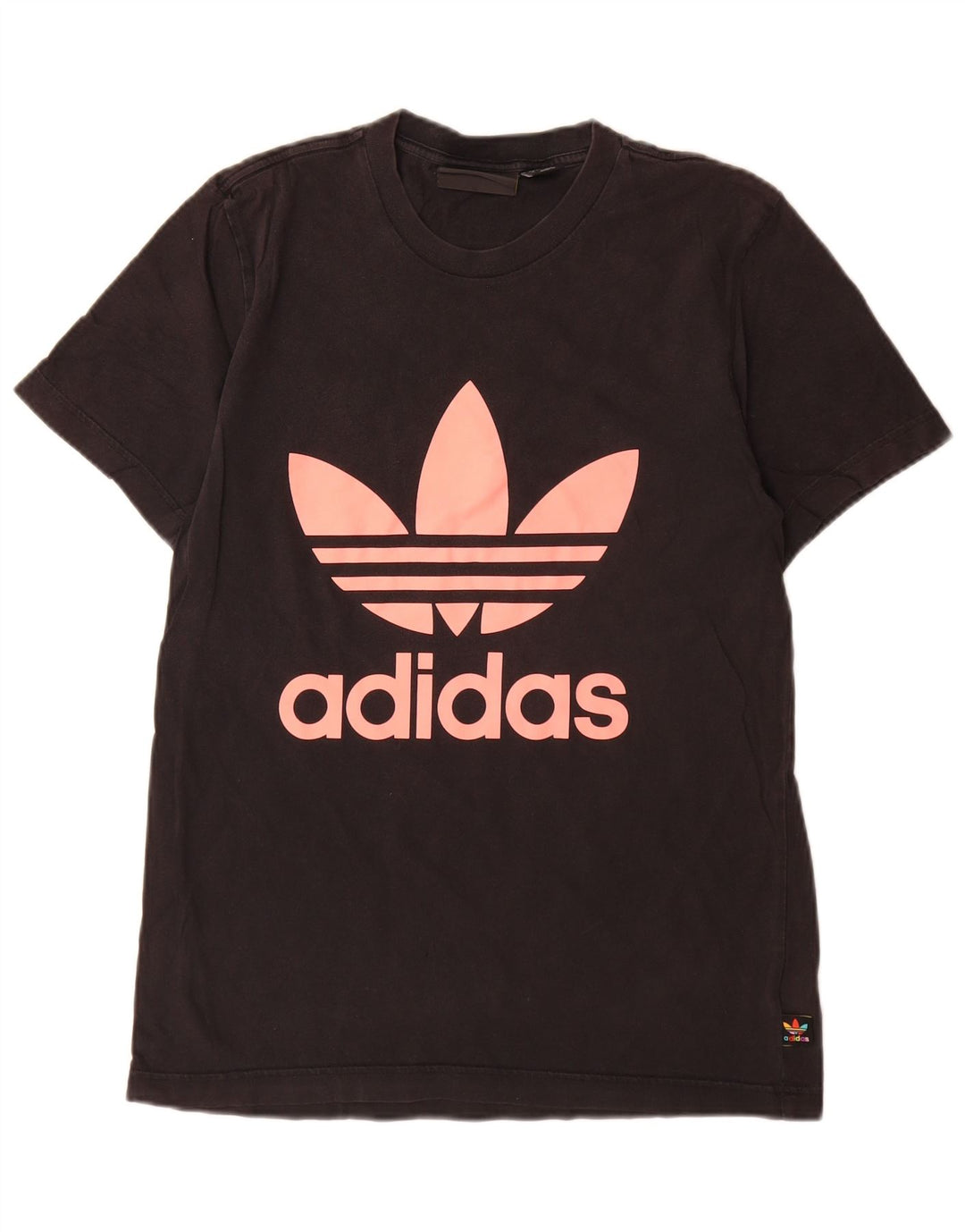 Adidas Mujer Pharrell Williams Graphic Camiseta Top Pequeño Algodón Negro
