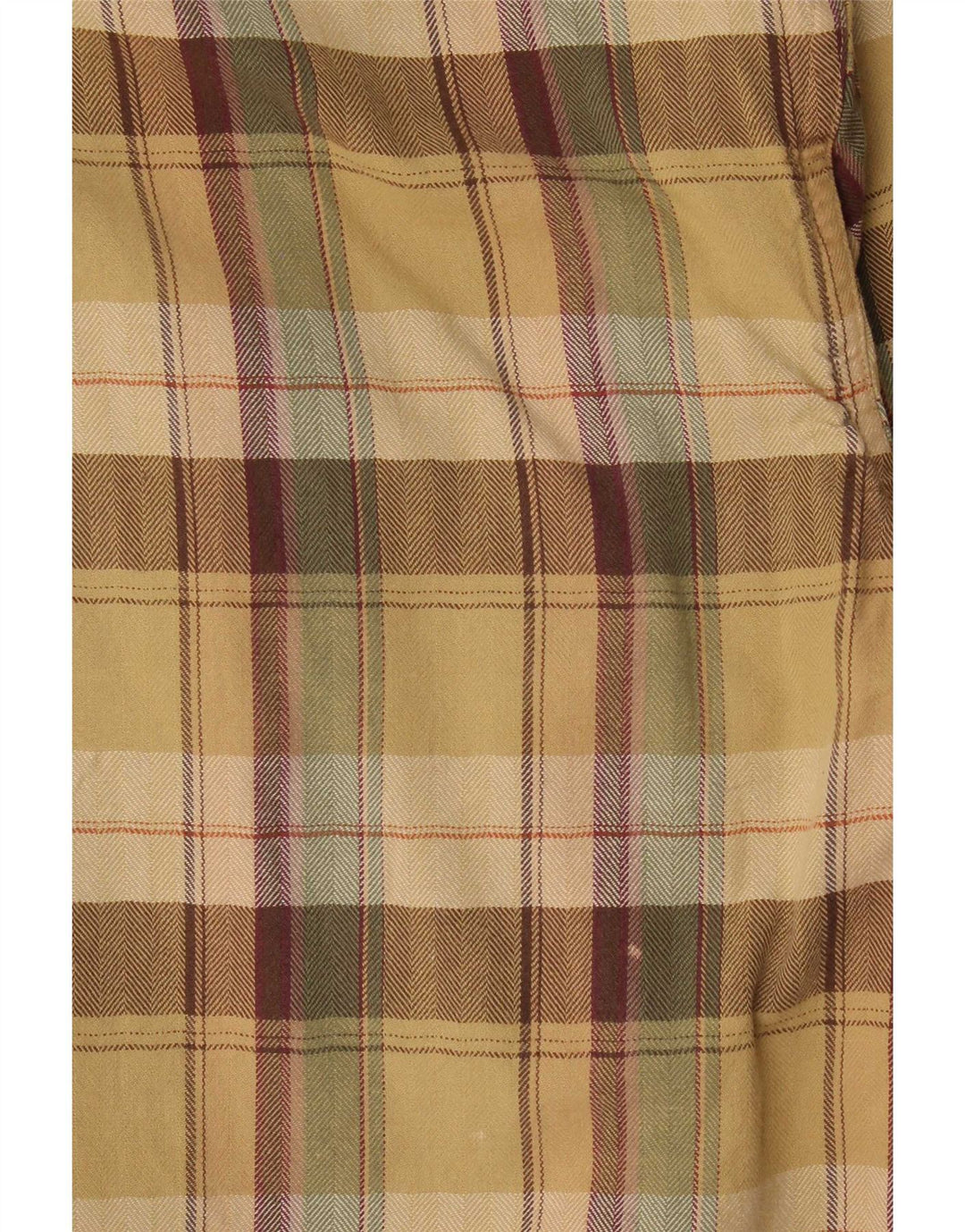 Camisa de franela para hombre Camel Active Cuadros beige grandes