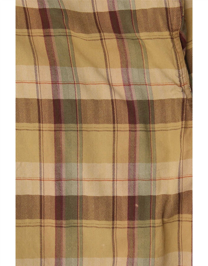Camisa de franela para hombre Camel Active Cuadros beige grandes