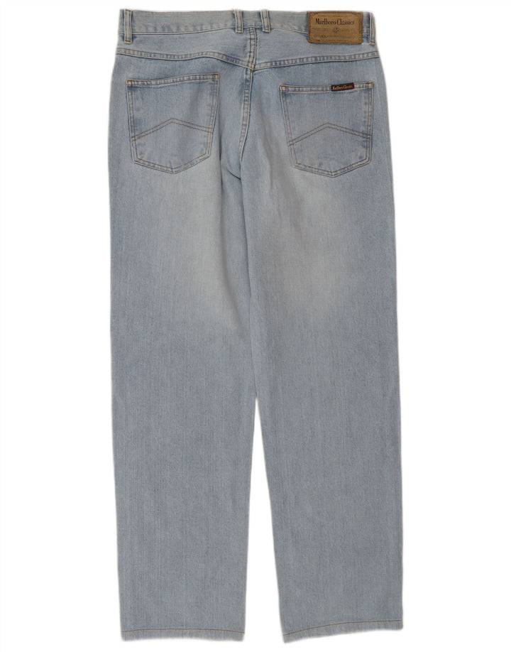 Marlboro Classics Vaqueros rectos para hombre W33 L34 Algodón azul