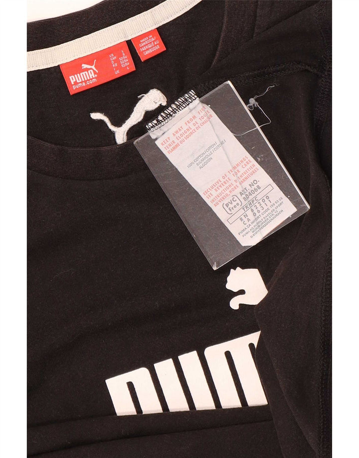 Puma - Camiseta gráfica para hombre, talla grande, algodón marrón