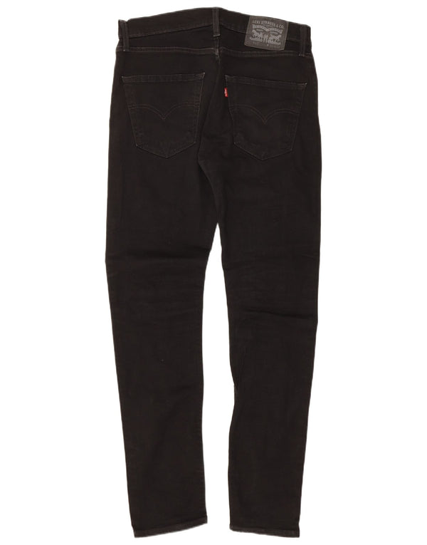 Levi's Hombre 512 Slim Tapered Jeans W32 L32 Algodón Negro