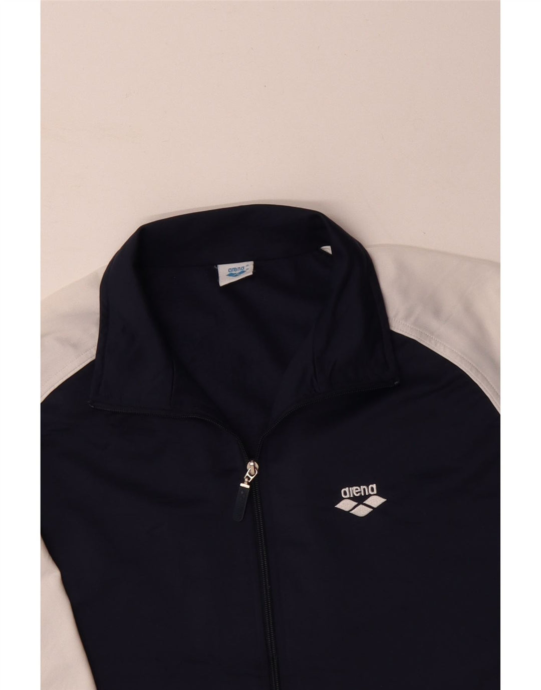 ARENA Chaqueta superior de chándal con gráfico para hombre Azul marino medio Colorblock