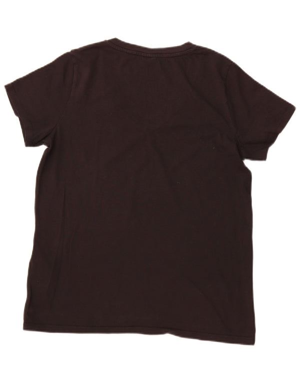 LEVI'S Camiseta para mujer Top UK 12 Medium Black Cotton