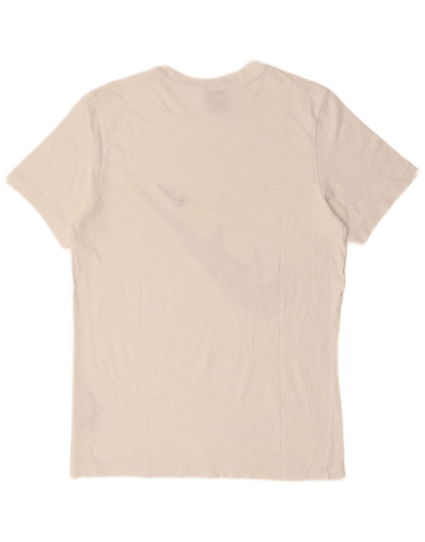 Nike Camiseta gráfica para hombre Top mediano de algodón blanco