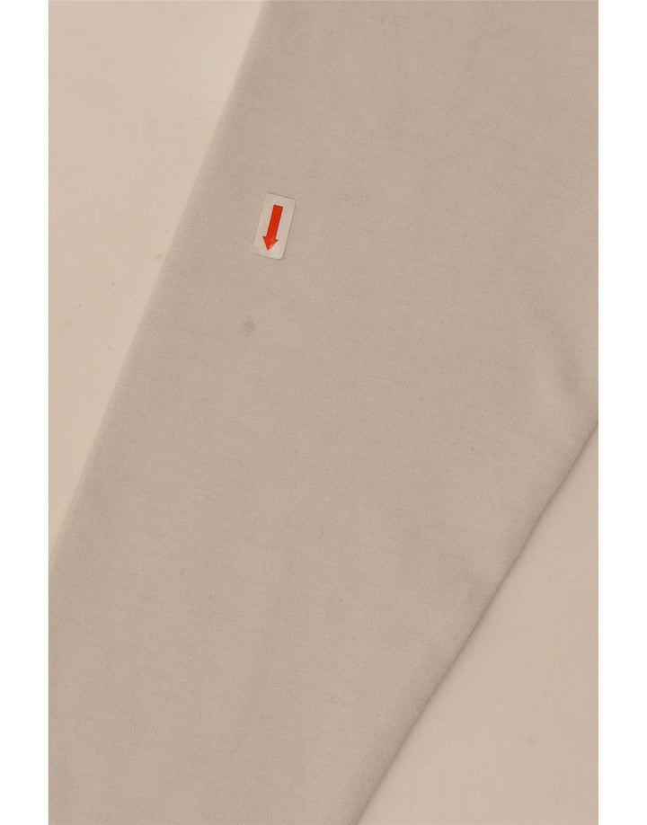 Zara Mujer Top Extragrande Manga Larga UK 10 Small Gris