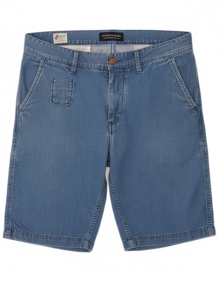 Shorts Vaqueros Hombre Scotch & Soda W32 Algodón Azul Medio