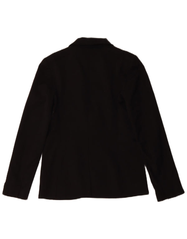 Hobbs Chaqueta tipo blazer con 1 botón para mujer UK 8 Small Lana negra