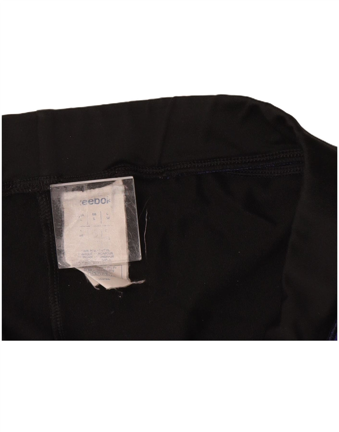 REEBOK Pantalones de chándal para mujer UK 44 Large Poliéster negro