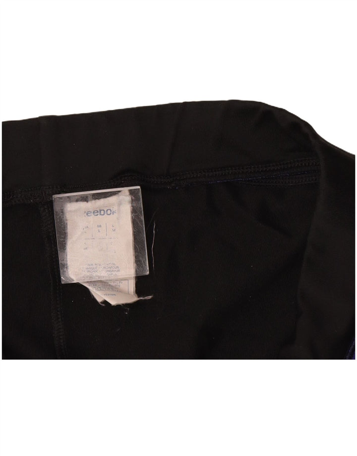 REEBOK Pantalones de chándal para mujer UK 44 Large Poliéster negro