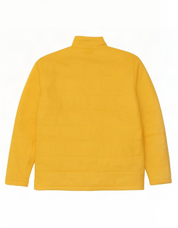 Lands End Chaqueta acolchada con forro para hombre IT 50/52 2XL Nylon amarillo
