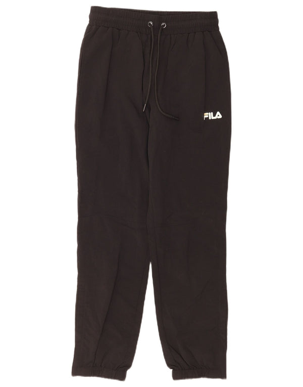 Fila Pantalones de chándal para mujer Joggers UK 6 XS Black Nylon