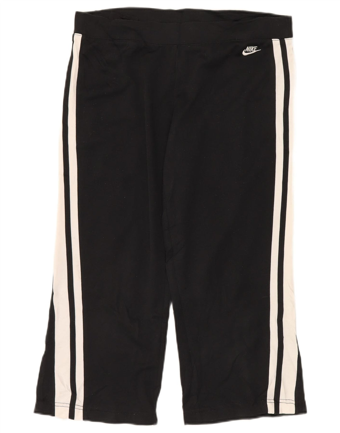 Nike Pantalones Capri para Mujer US 8/10 Mediano Negro Poliéster