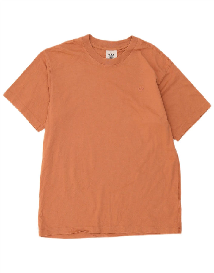 Camiseta Adidas Hombre Top Algodón Marrón Medio