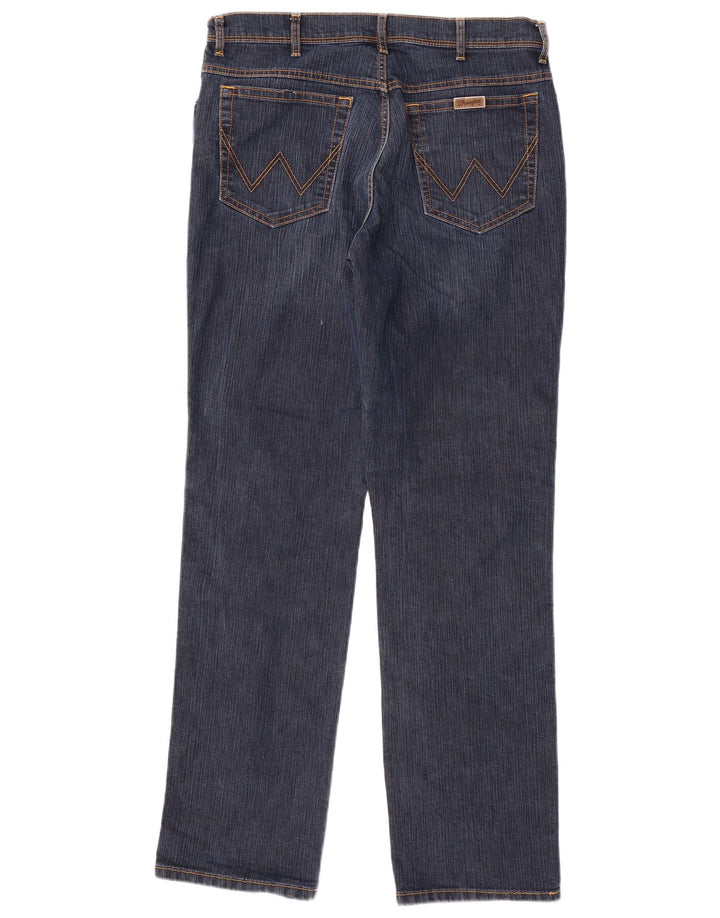 Wrangler Vaqueros rectos de corte regular para hombre W36 L34 Algodón azul