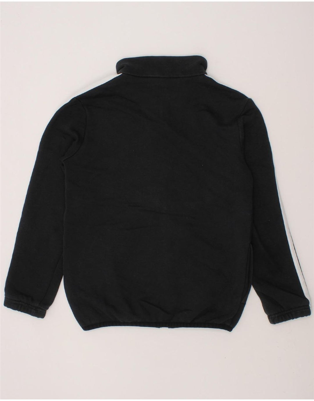 ADIDAS Boys Tracksuit Top Jacket 7-8 Years Black Cotton Vintage Adidas and Second-Hand Adidas from Messina Hembry 