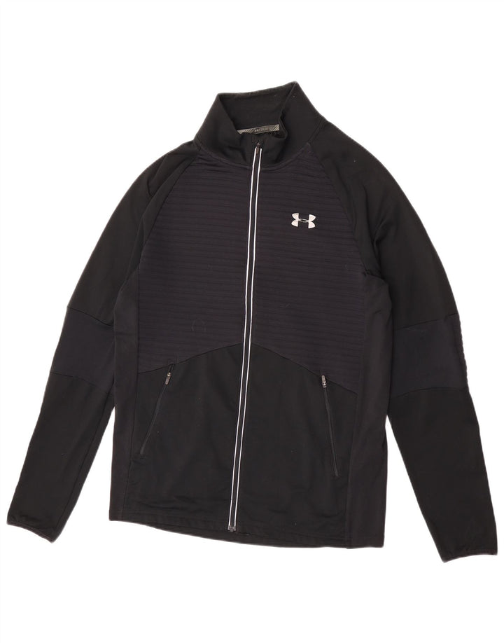 Under Armour Hombre Chándal Top Chaqueta Pequeña Poliéster Negro