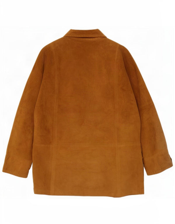 Mabrun Chaqueta de ante para mujer IT 48 XL Beige