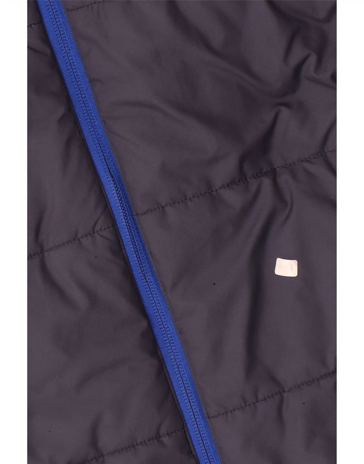 Adidas Chaqueta acolchada con capucha para niño 13-14 años Azul Poliéster color block