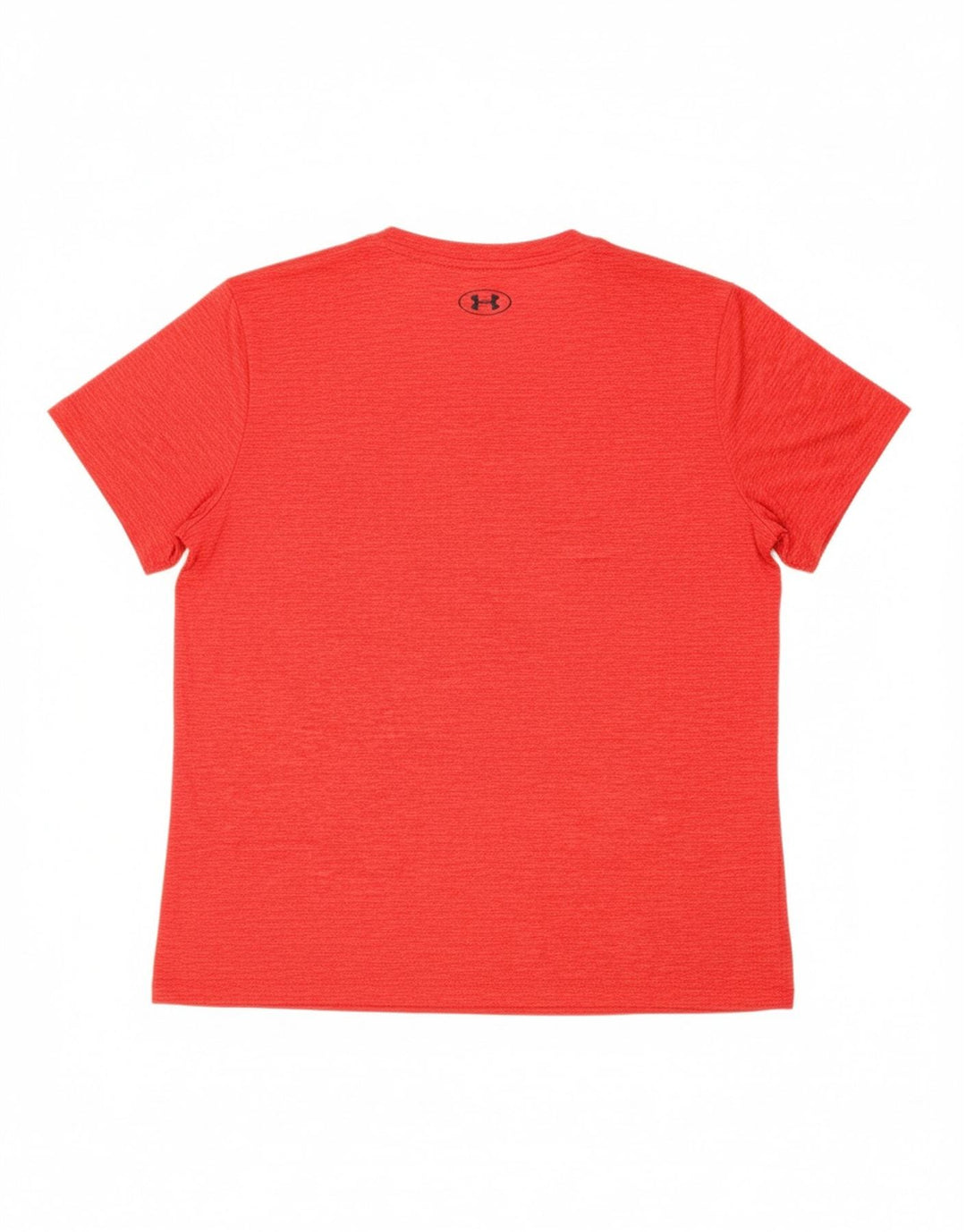 UNDER ARMOUR Mens T-Shirt Top Large Red Flecked Polyester