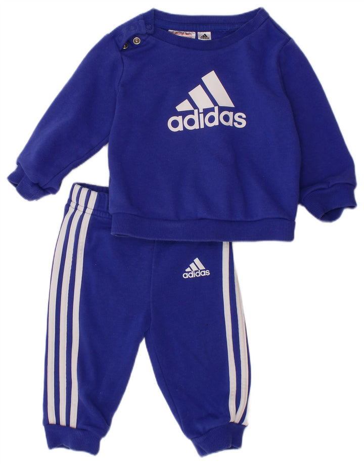 ADIDAS Chándal completo gráfico para bebé niño 3-6 meses Algodón azul