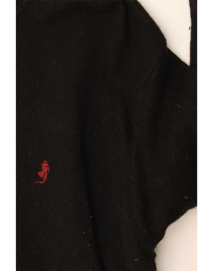 Marlboro Classics - Jersey de cuello redondo para mujer, talla grande, color negro