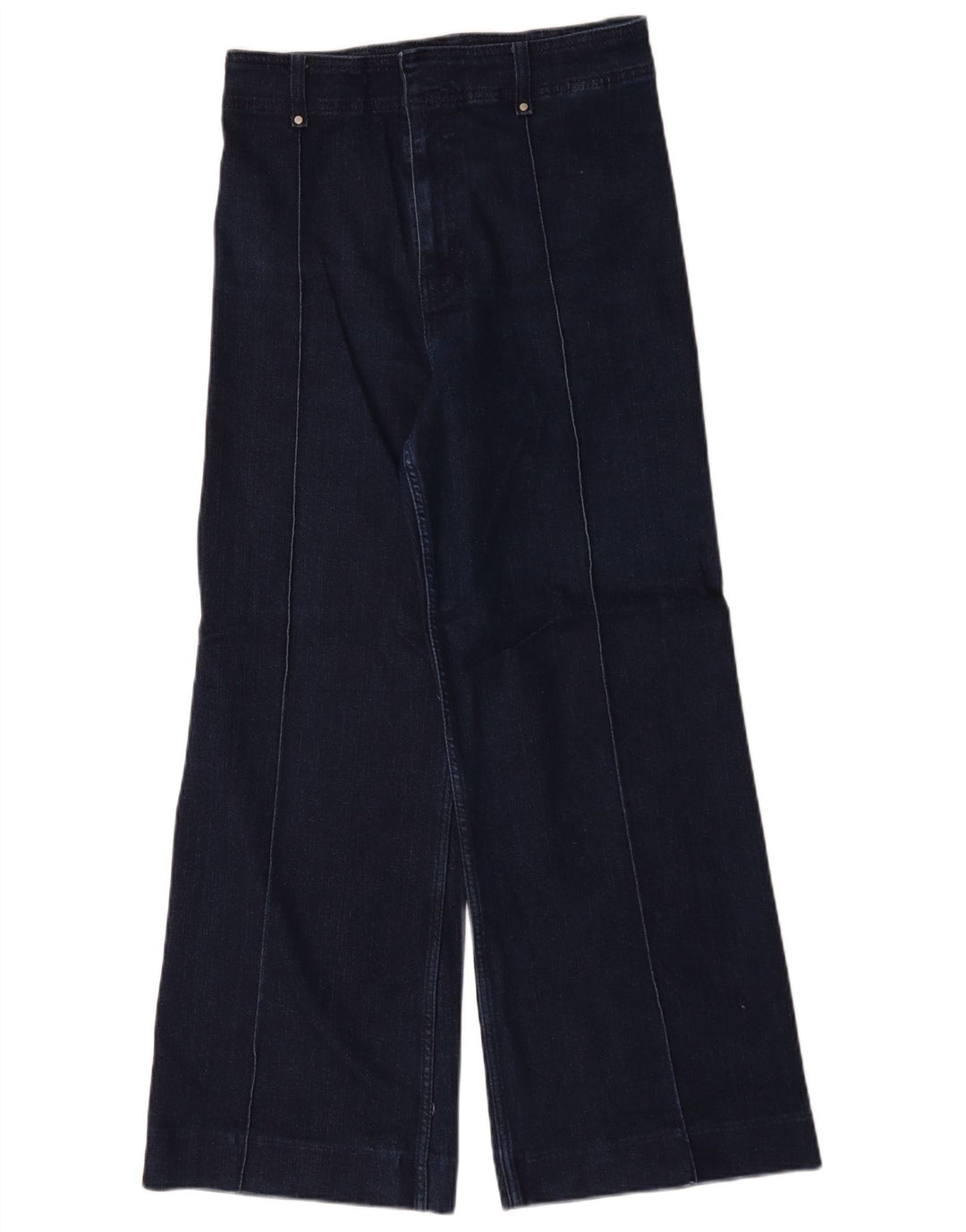 Zara Jeans De Pierna Ancha Para Mujer EU 40 Medium W30 L30 Azul Marino