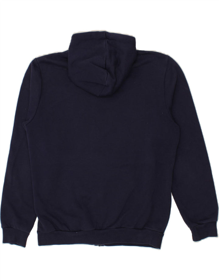 PUMA Mens Zip Hoodie Sweater Medium Navy Blue Cotton Vintage Puma and Second-Hand Puma from Messina Hembry 