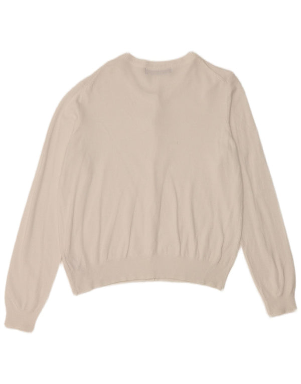 Marks & Spencer - Cárdigan corto para mujer, talla M, viscosa blanca