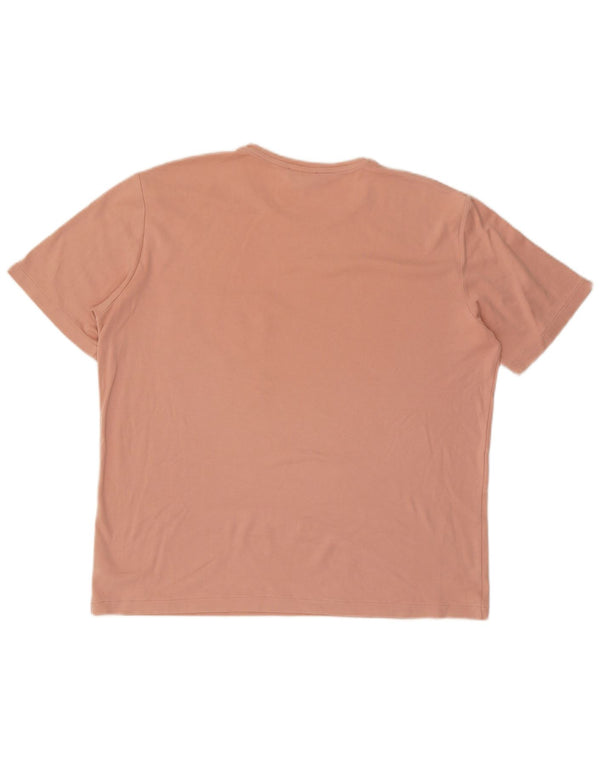Cos camiseta para hombre Top grande de algodón rosa