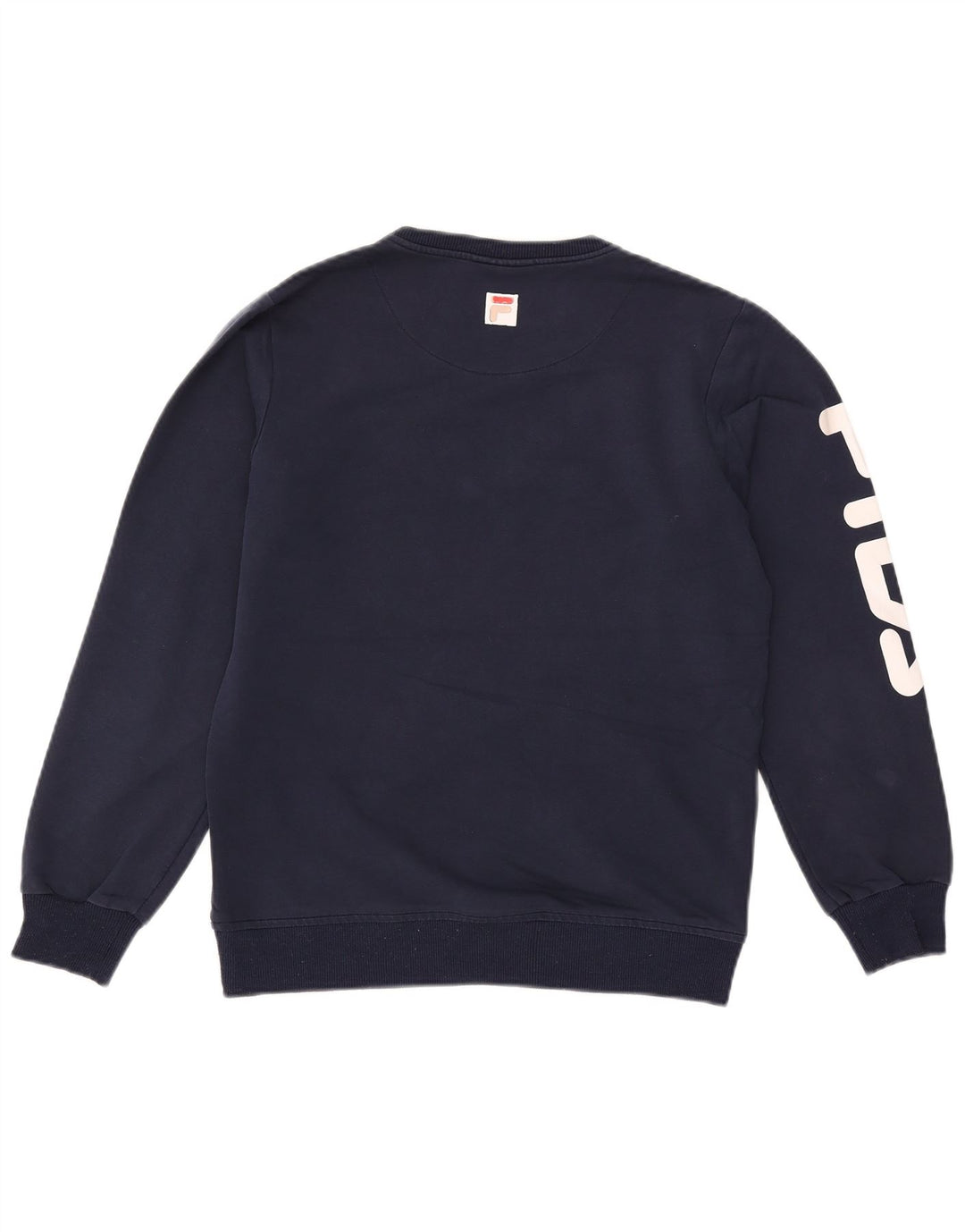 Fila - Sudadera gráfica para mujer (talla 40), poliéster, color azul marino