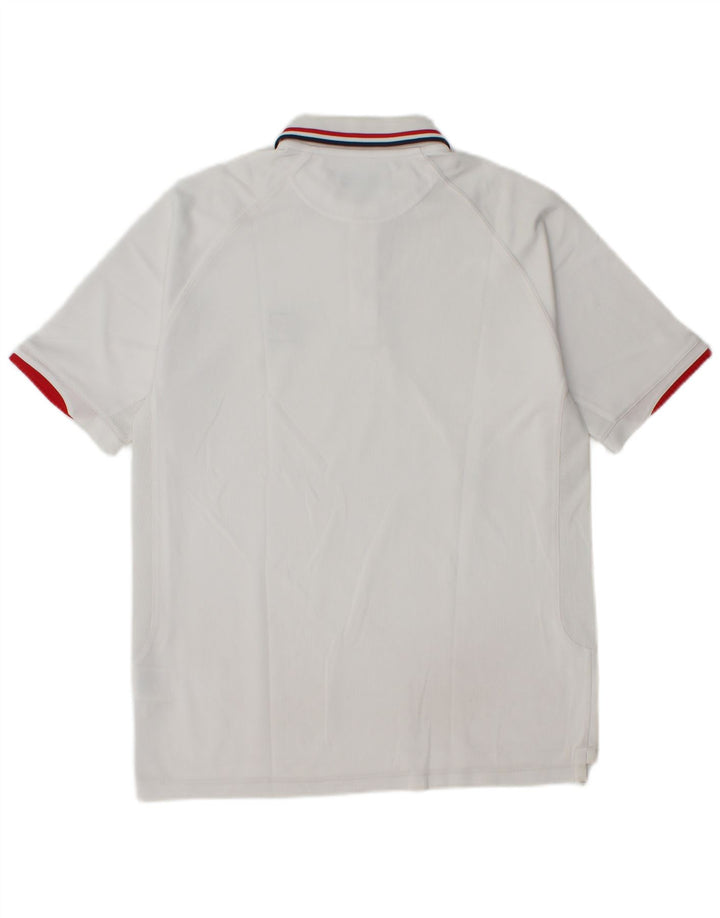 Fila Polo Niño 13-14 Años XL Blanco Poliéster