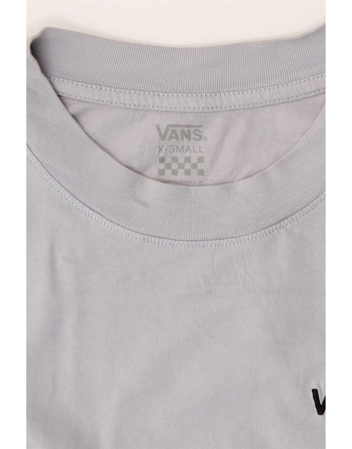 Vans Camiseta corta para mujer UK 6 XS Gris