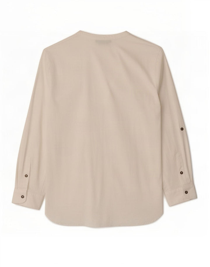 Zara Mujer Blusa Camisa UK 10 Small Blanco