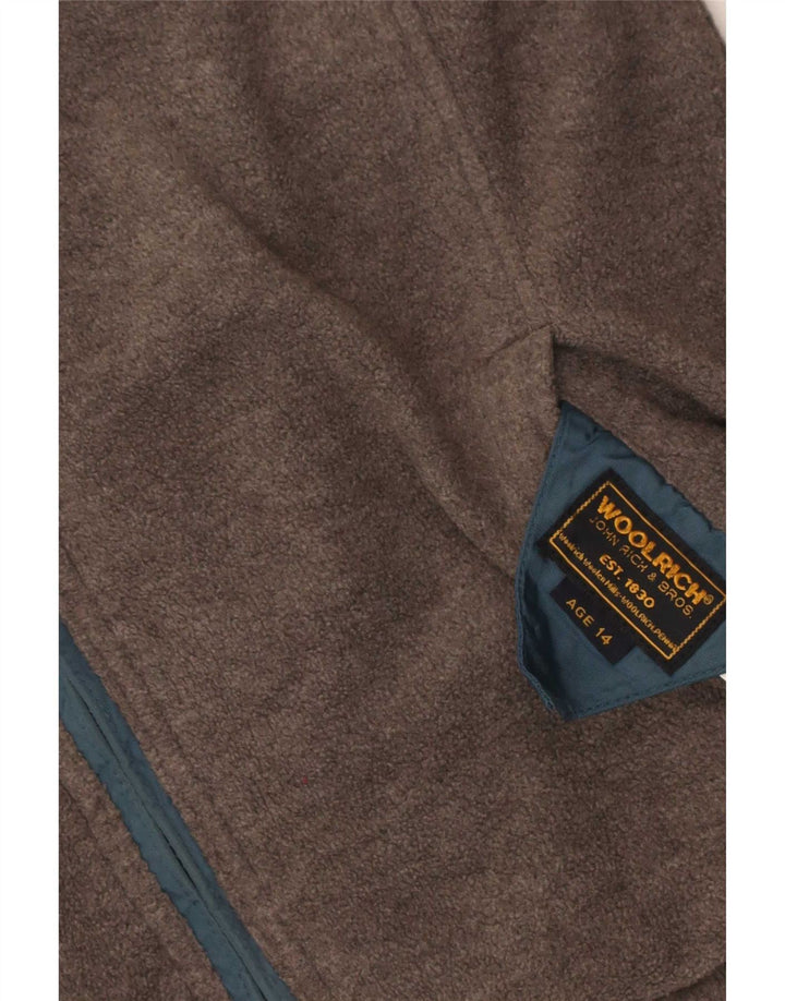 Woolrich Chaqueta reversible con capucha para niño 13-14 años Nylon azul