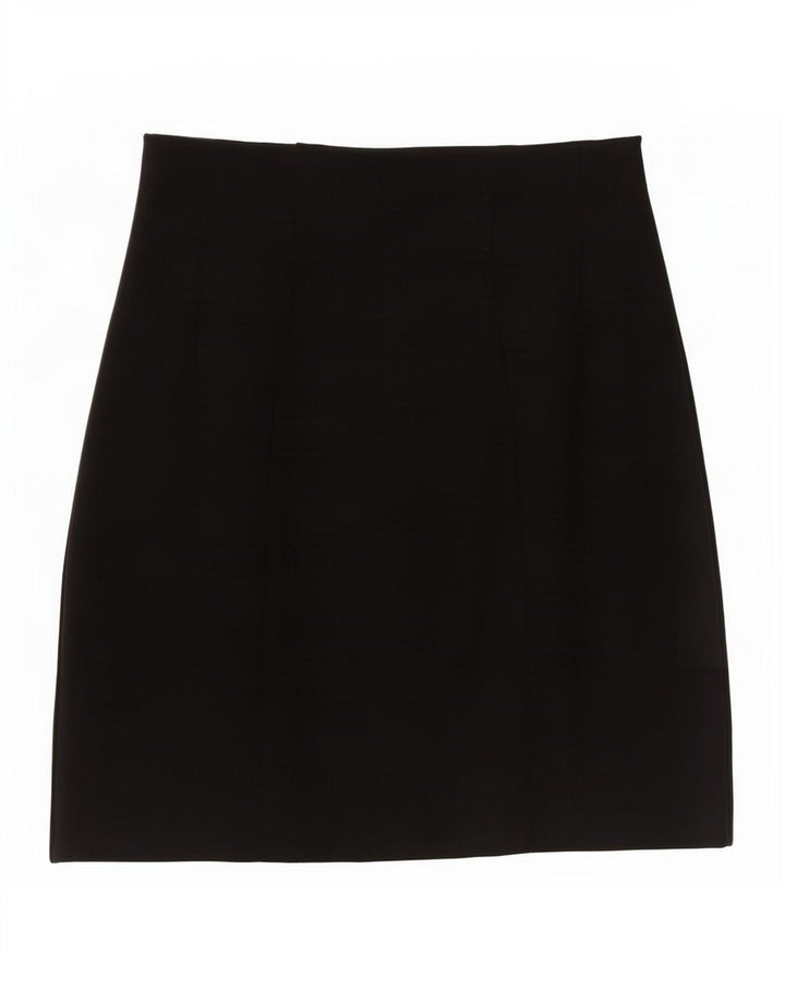 Marks & Spencer Minifalda para mujer UK 10 Small W27 Viscosa negra