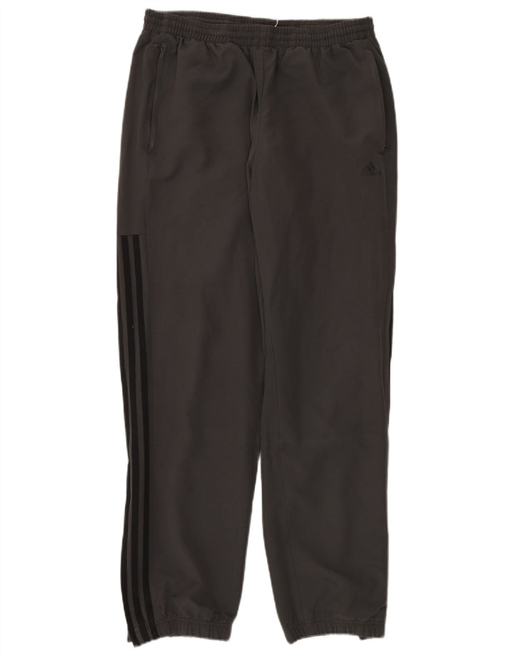 ADIDAS Hombre Chándal Pantalones Joggers Grande Gris Poliéster