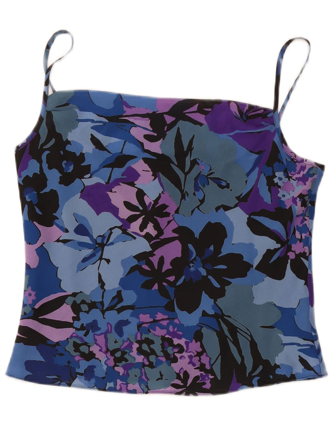 St. Bernard - Top corto para mujer, talla 40, talla mediana, multicolor floral
