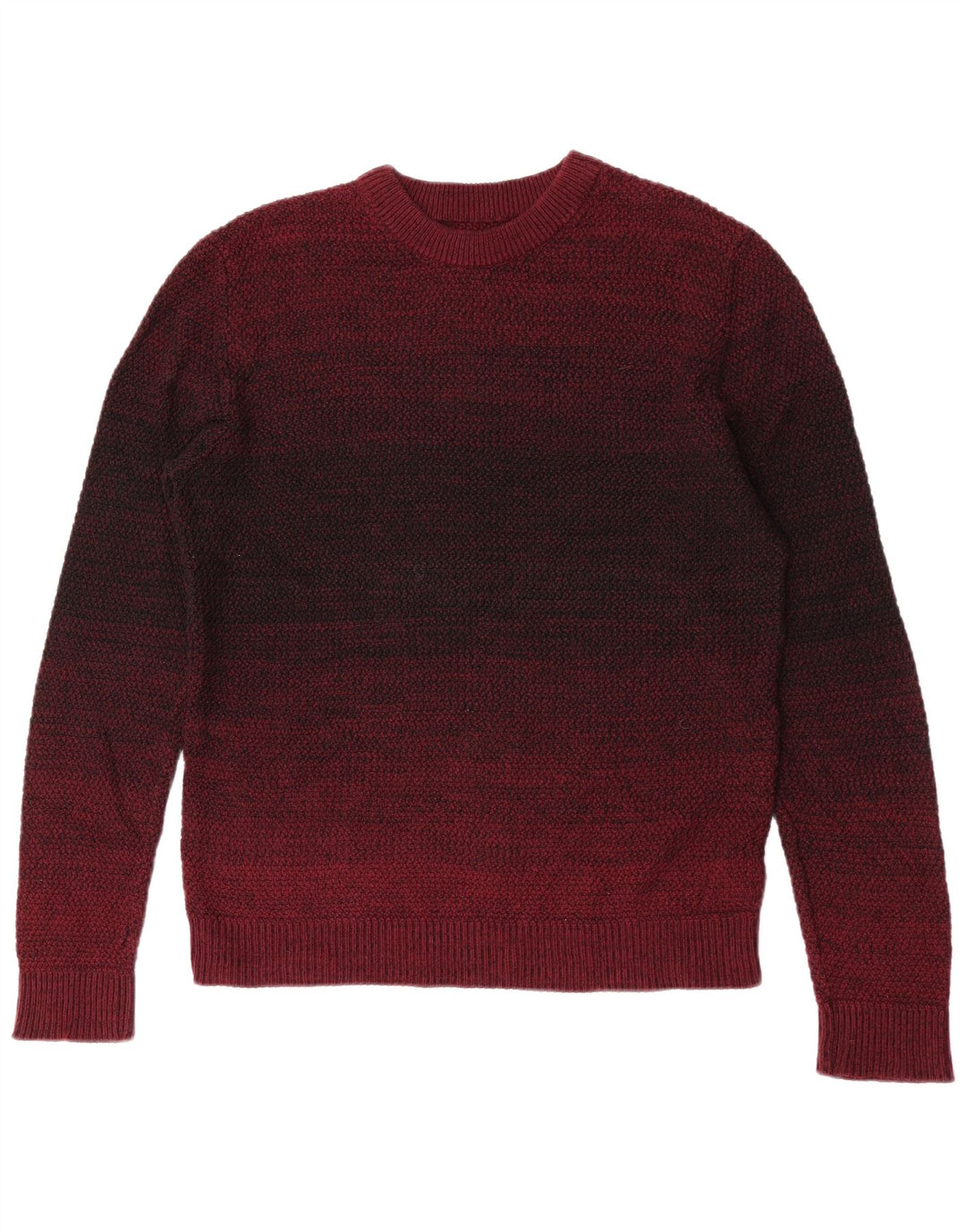 Jack & Jones Hombre Jersey De Cuello Redondo Jersey De Algodón Color Block Granate Medio