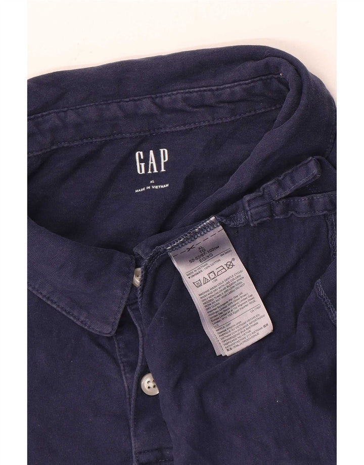 Polo Gap Hombre XL Algodón Azul Marino