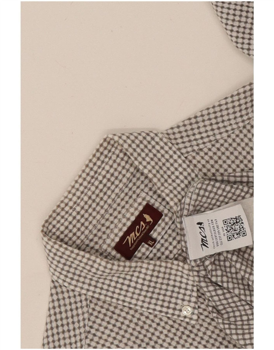 Camisa Marlboro Classics Hombre XL Gris Geométrico
