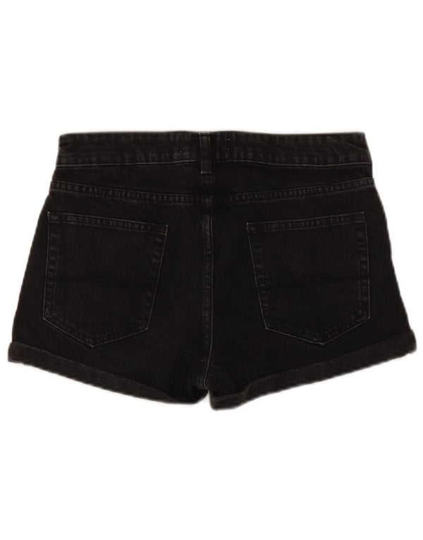 Jack Wills Pantalones cortos vaqueros para mujer UK 8 Small W28 Algodón negro